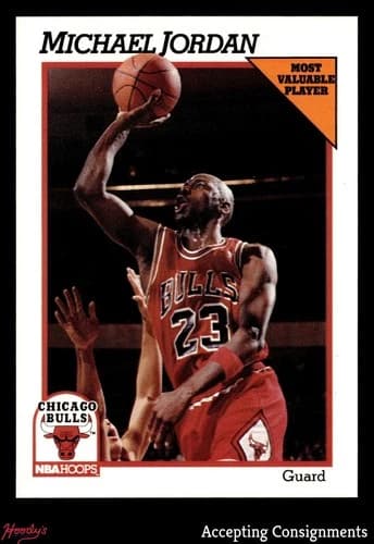 1991-92 NBA Hoops Michael Jordan #30