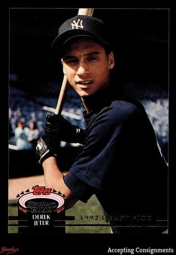 1993 Stadium Club Murphy Derek Jeter Rookie Card #117