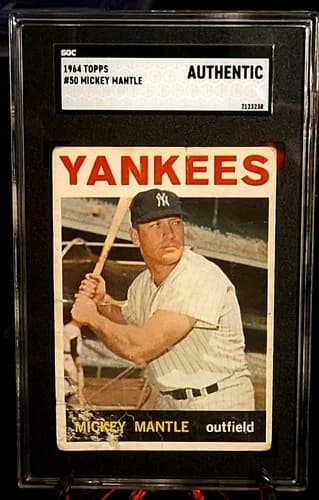 1964 Topps Mickey Mantle #50