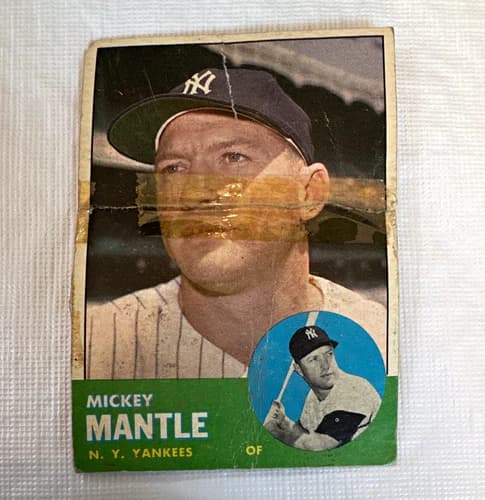 1963 Topps Mickey Mantle #200
