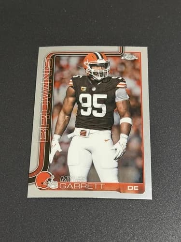 2025 Topps Chrome Football Myles Garrett Card #70
