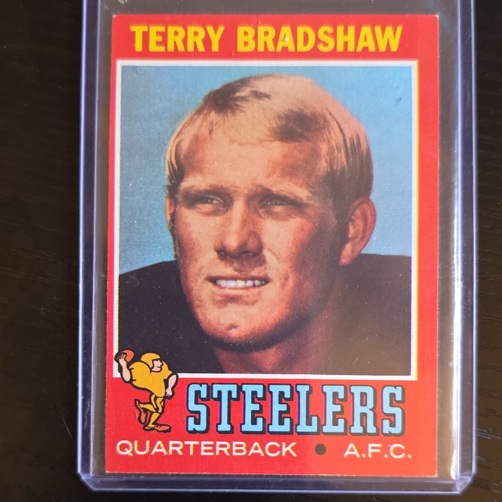 1971 Topps Terry Bradshaw Rookie Card #156
