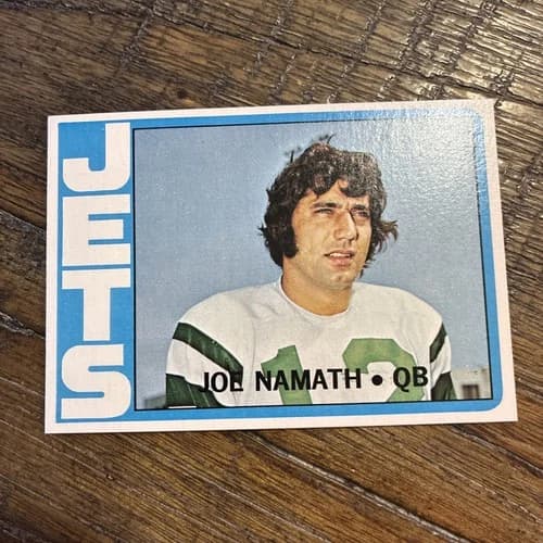 1972 Topps Joe Namath Card #100