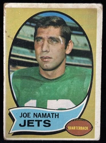 1970 Topps Joe Namath Card #150