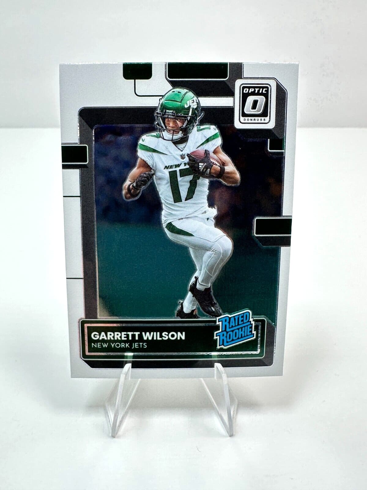 2022 Donruss Optic Garrett Wilson Rated Rookie Card #206