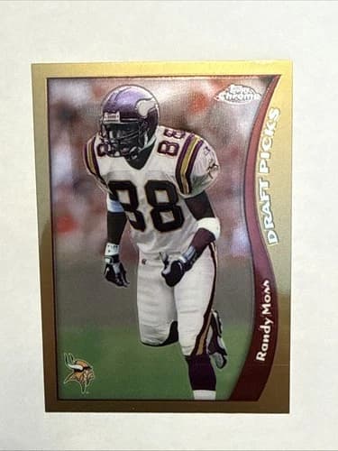 1998 Topps Chrome Randy Moss Rookie Card #35