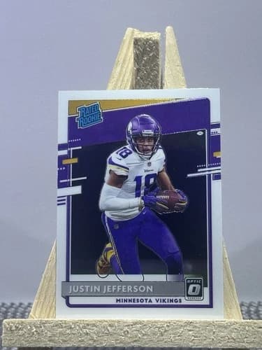 2020 Donruss Optic Justin Jefferson Rookie Card #163