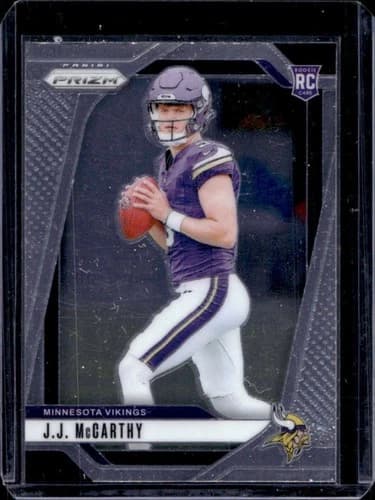 2024 Panini Prizm J.J. McCarthy Rookie Card #400