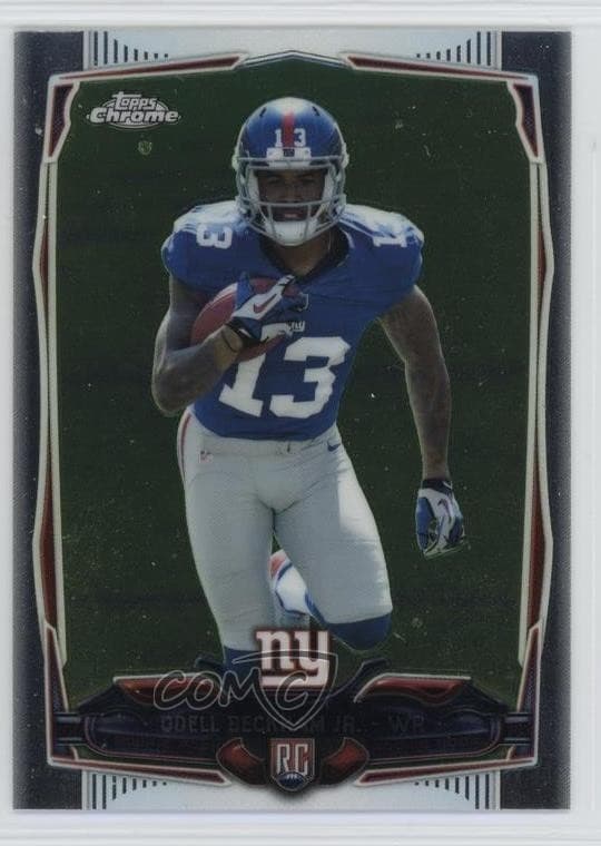 2014 Topps Chrome Odell Beckham Jr. Rookie Card #117