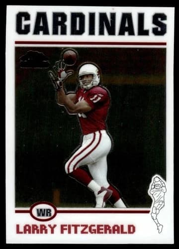 2004 Topps Chrome Larry Fitzgerald Rookie Card #215