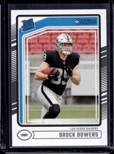 2024 Donruss Brock Bowers Rated Rookie Card #394