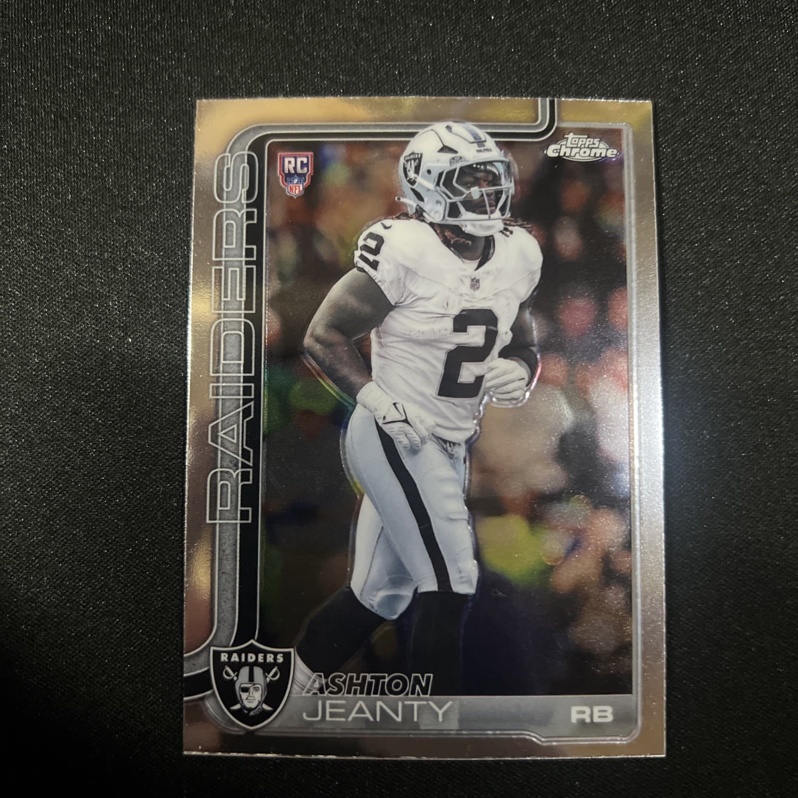 2025 Topps Chrome Football Ashton Jeanty Rookie Card #322
