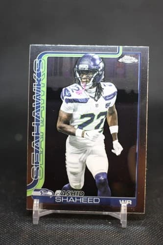 2025 Topps Chrome Football Rashid Shaheed Card #218