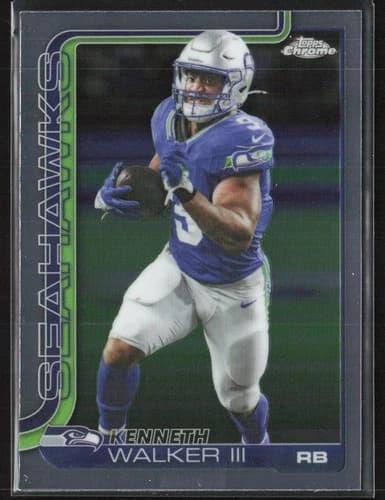 2025 Topps Chrome Football Kenneth Walker III Card #276