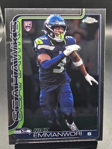 2025 Topps Chrome Football Nick Emmanwori Rookie Card #348