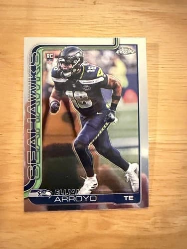 2025 Topps Chrome Football Elijah Arroyo Rookie Card #396