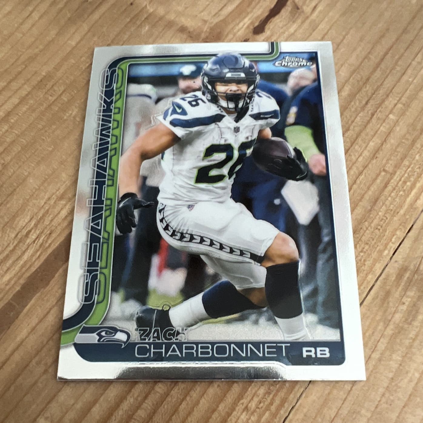 2025 Topps Chrome Football Zach Charbonnet Card #279