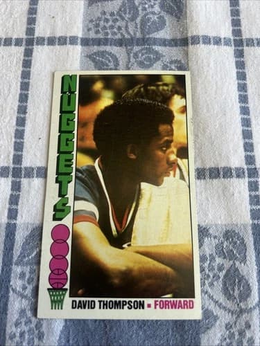 1976-77 Topps David Thompson Rookie Card #110
