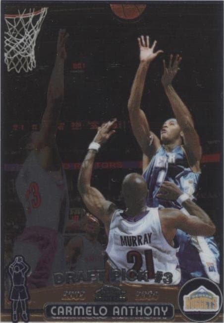 2003 Topps Chrome Carmelo Anthony #113