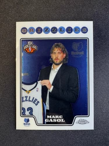 2008-09 Topps Chrome Marc Gasol Rookie Card #212
