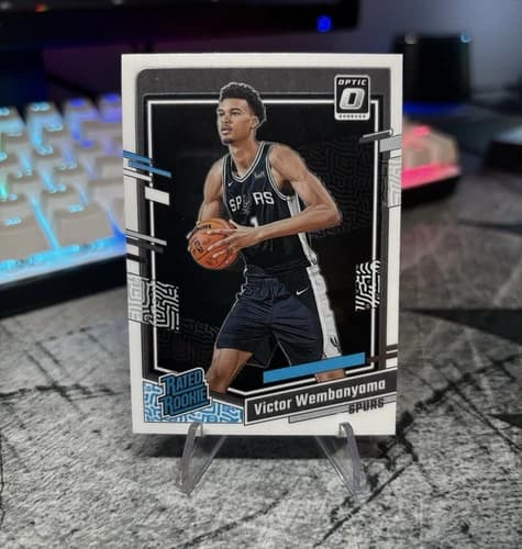 2023-24 Donruss Optic Victor Wembanyama Rookie Card #225