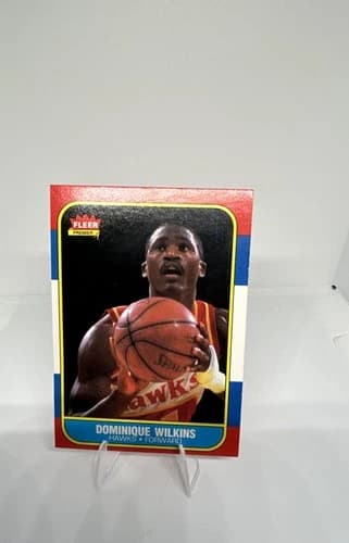 1986-87 Fleer Dominique Wilkins Rookie Card #121