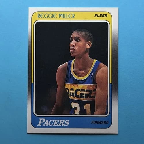 1988 Fleer Reggie Miller Rookie Card #57
