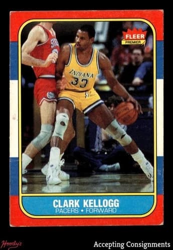 1986 Fleer Clark Kellogg #58