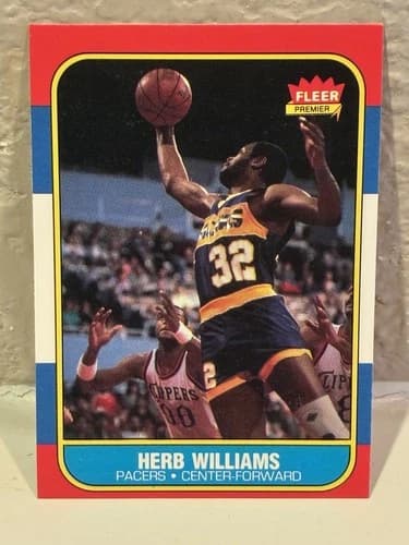 1986 Fleer Herb Williams #125