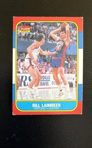 1986 Fleer Bill Laimbeer #61