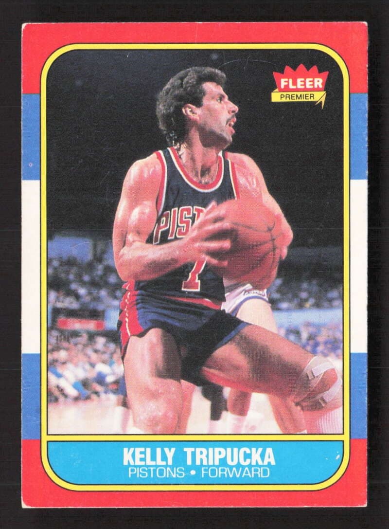1986 Fleer Kelly Tripucka Rookie Card #115