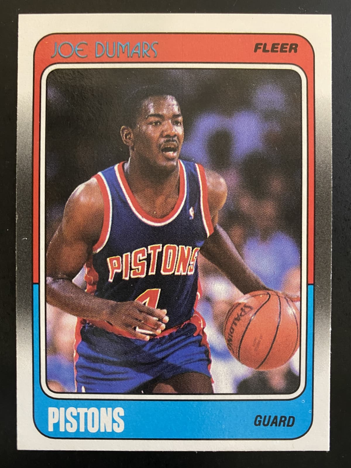 1988 Fleer Joe Dumars #40