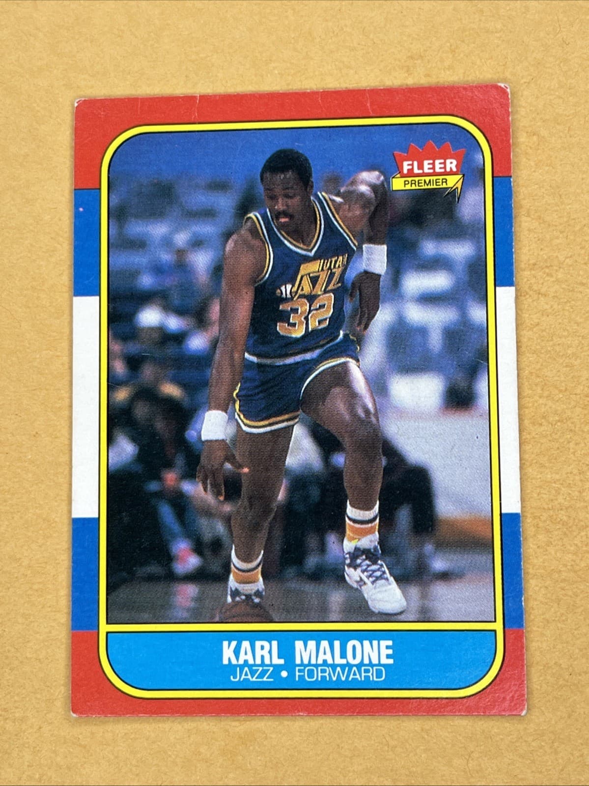 1986 Fleer Karl Malone #68