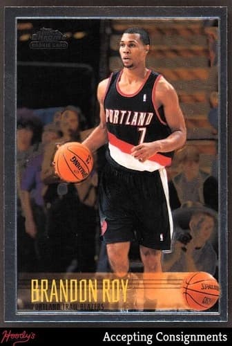 2006-07 Topps Chrome Brandon Roy Rookie Card #190
