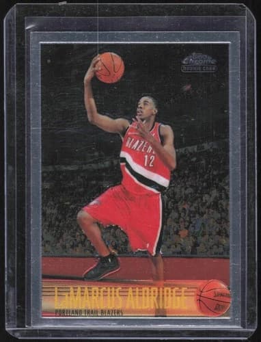 2006-07 Topps Chrome LaMarcus Aldridge Rookie Card #183