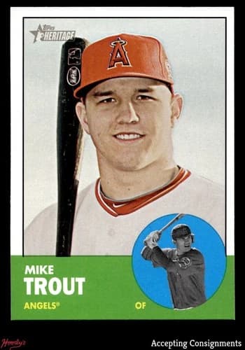 2012 Topps Heritage Mike Trout #207