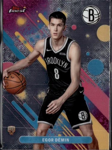 2025 Topps Finest Egor Dëmin Common Rookie Card #8