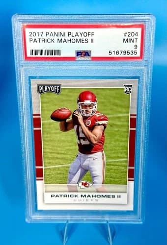 2017 Panini Playoff Patrick Mahomes II Rookie Card #204