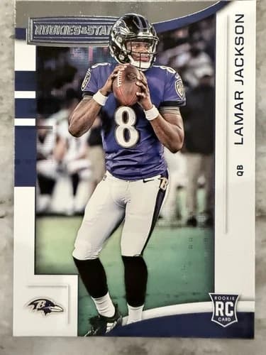 2018 Panini Rookies & Stars Lamar Jackson Rookie Card #112