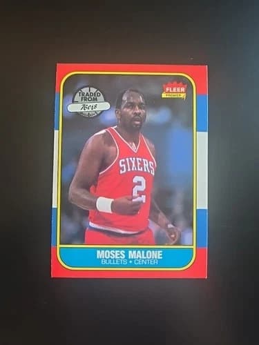 1986 Fleer Moses Malone #69