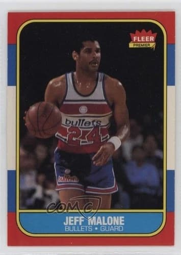 1986 Fleer Jeff Malone Rookie Card #67
