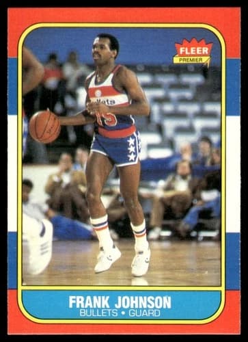 1986 Fleer Frank Johnson Rookie Card #52