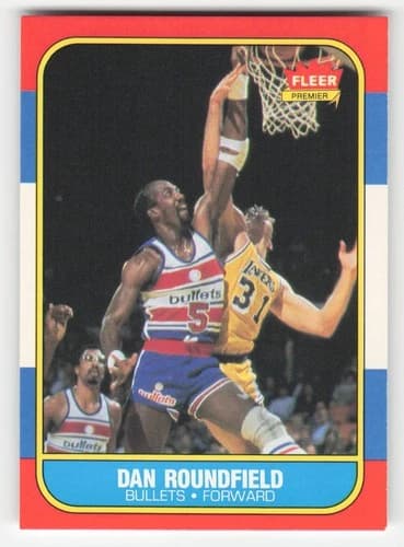 1986 Fleer Dan Roundfield #95