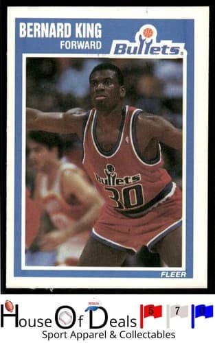 1989 Fleer Bernard King #159