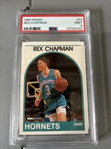 1989 NBA Hoops Rex Chapman Rookie Card #54
