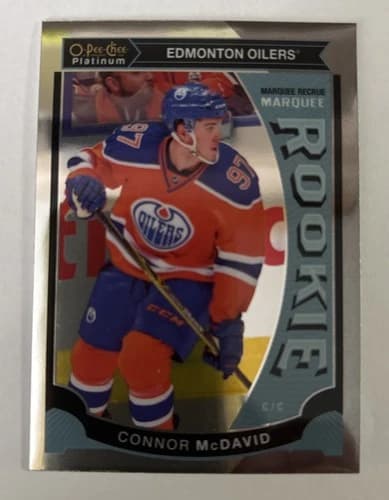 2015-16 O-Pee-Chee Platinum Marquee Rookies Connor McDavid Rookie Card #M1
