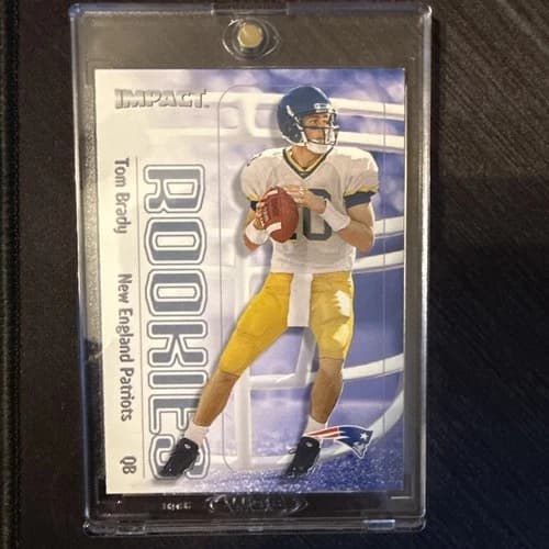 2000 SkyBox Impact Tom Brady Rookie Card #27