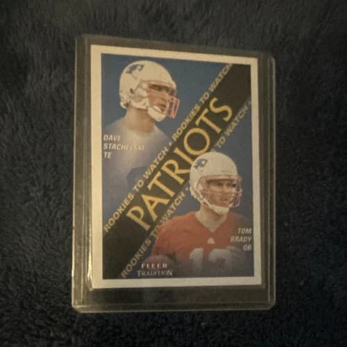 2000 Fleer Tradition Tom Brady Rookie Card #352