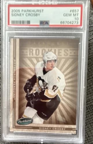 2005-06 Parkhurst Sidney Crosby Rookie Card #657