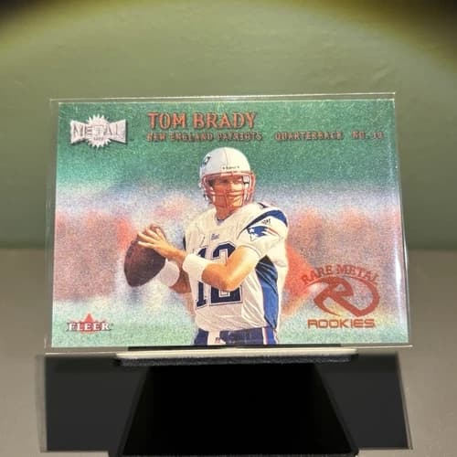 2000 Metal Tom Brady Rookie Card #267